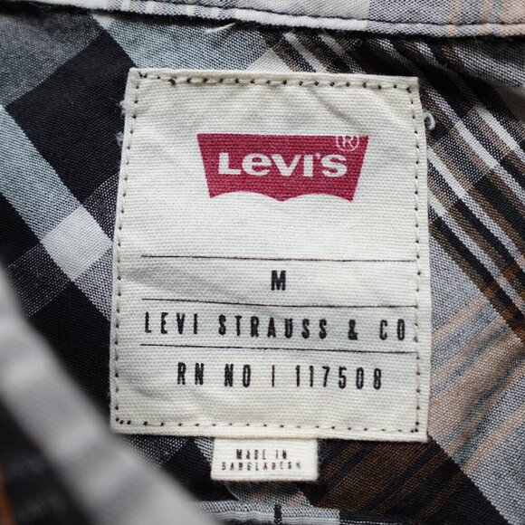 Levi's Classic One Pocket Standard Fit Shirt men's medium plaid NWT - Picture 6 of 12